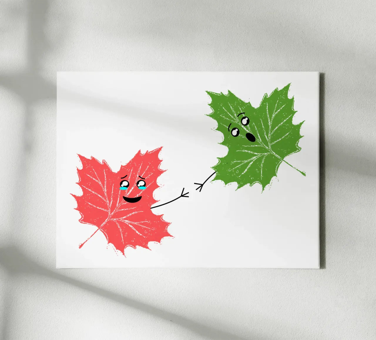 Un autunno d'autunno tela con Cornice a cassetta da sillyindustries