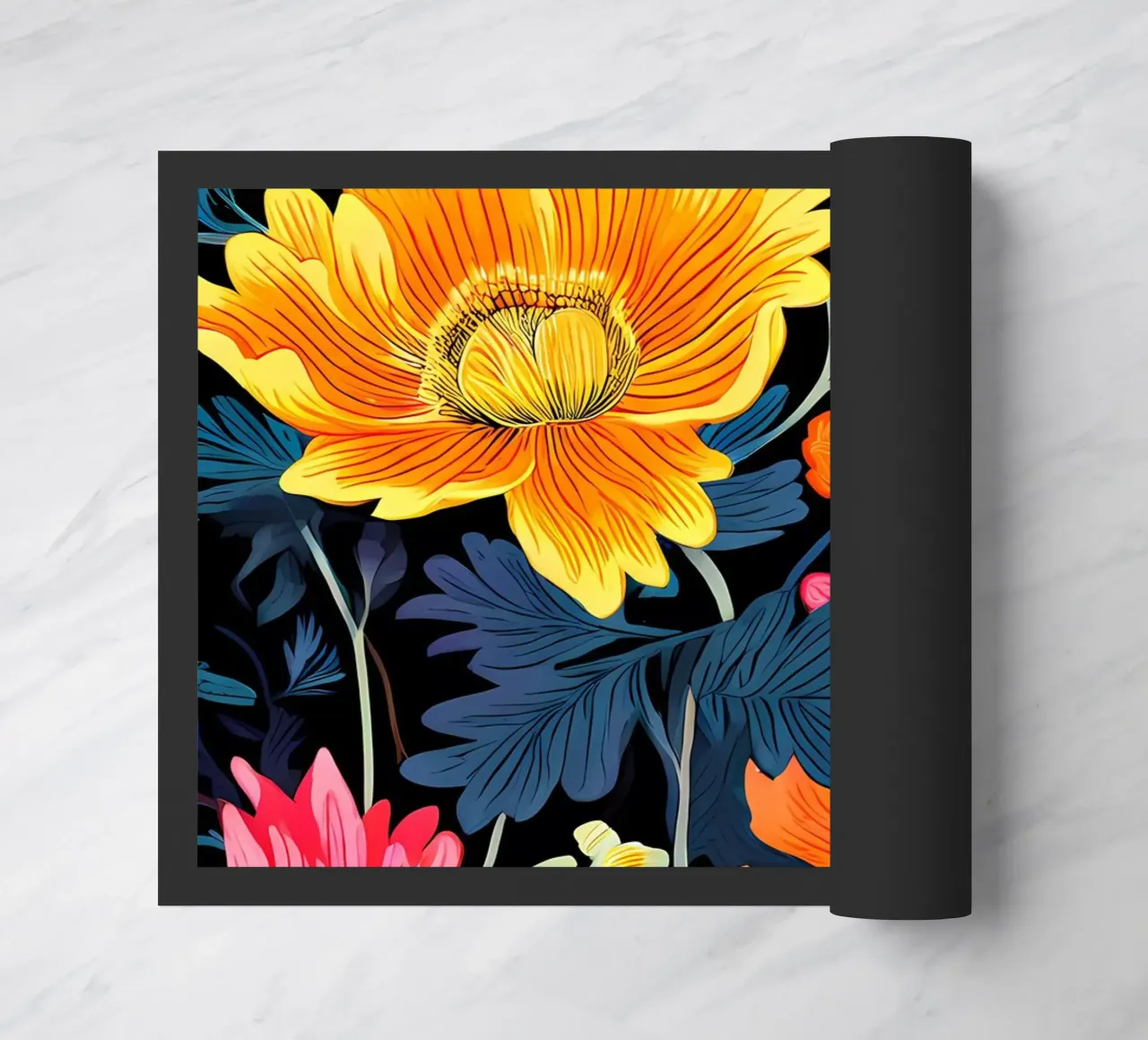La sinfonia della natura: Un caleidoscopio di fiori zerbino da Artistic-shop