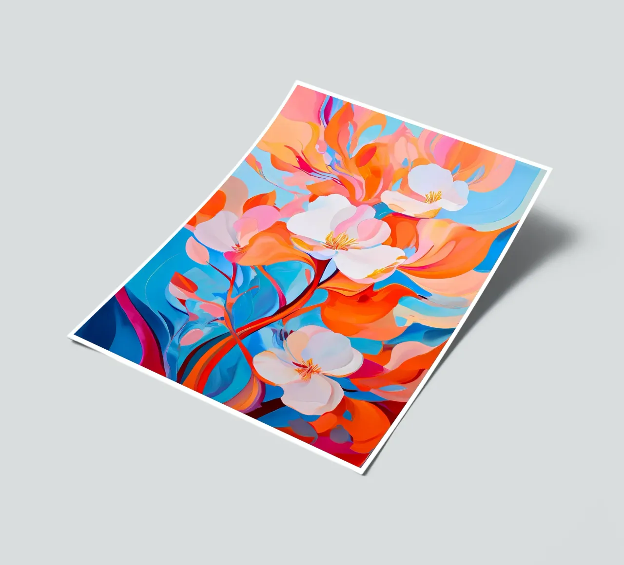 Sinfonia floreale foglio adesivo da Artistic-shop