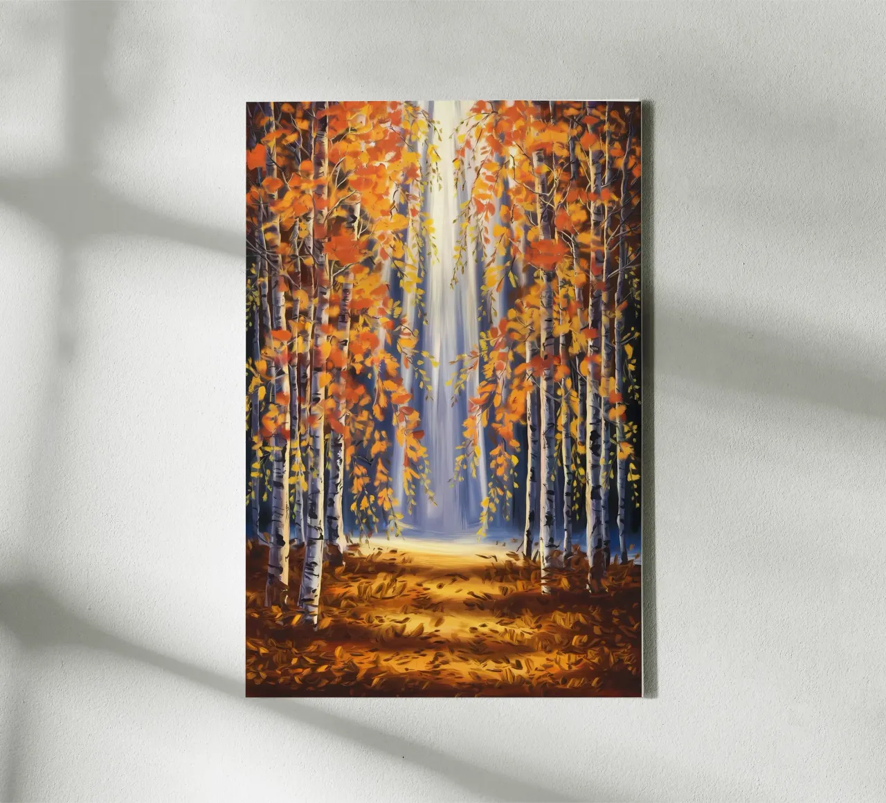 Golden Autumn Path canvas by Artistic-shop
