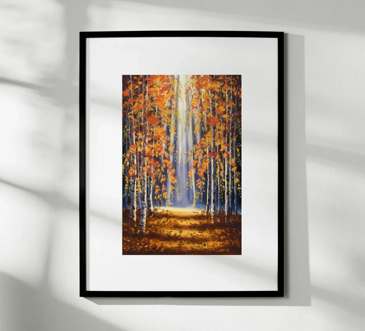 Chemin de l'automne doré poster de Artistic-shop