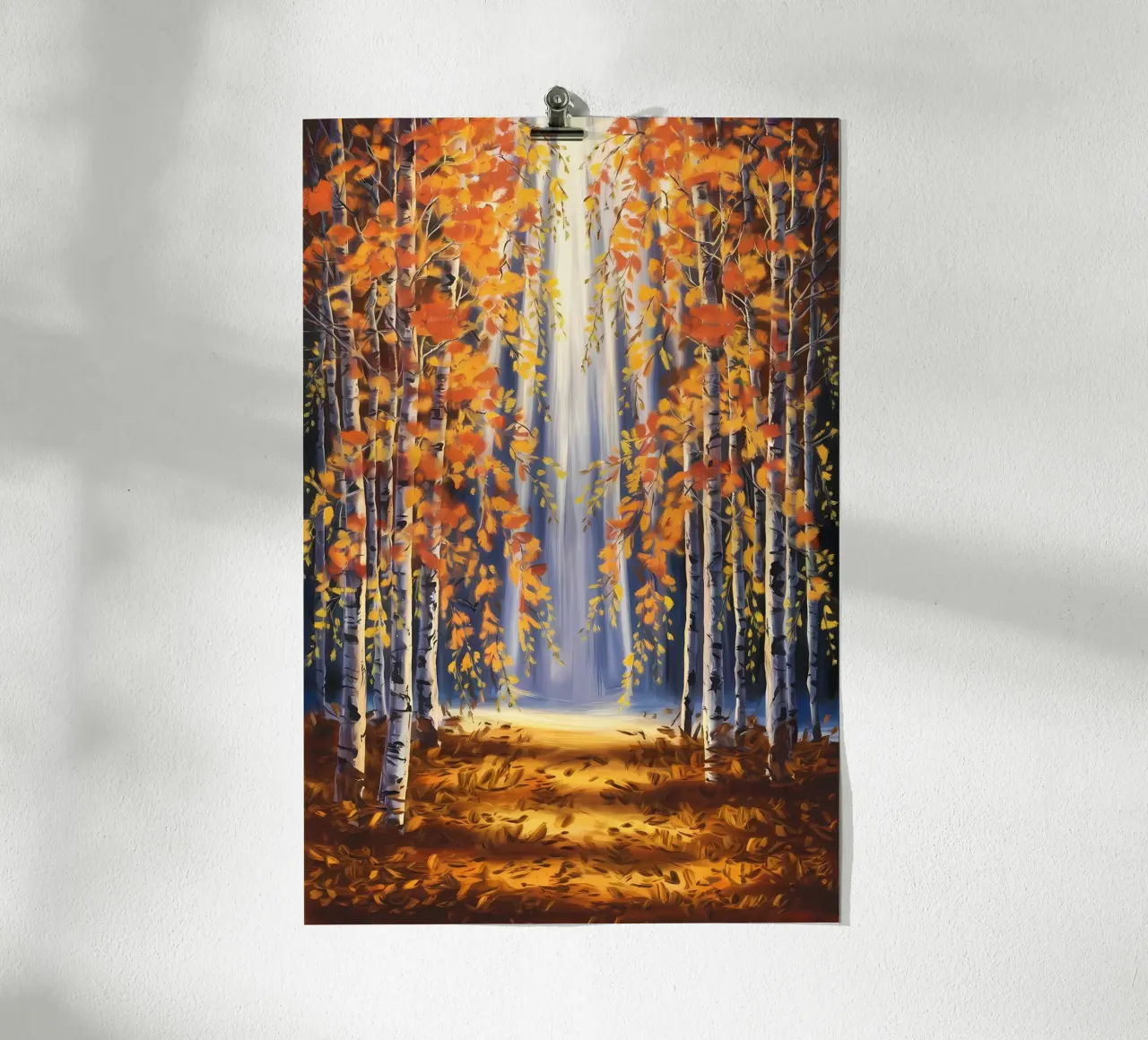 Chemin de l'automne doré poster de Artistic-shop