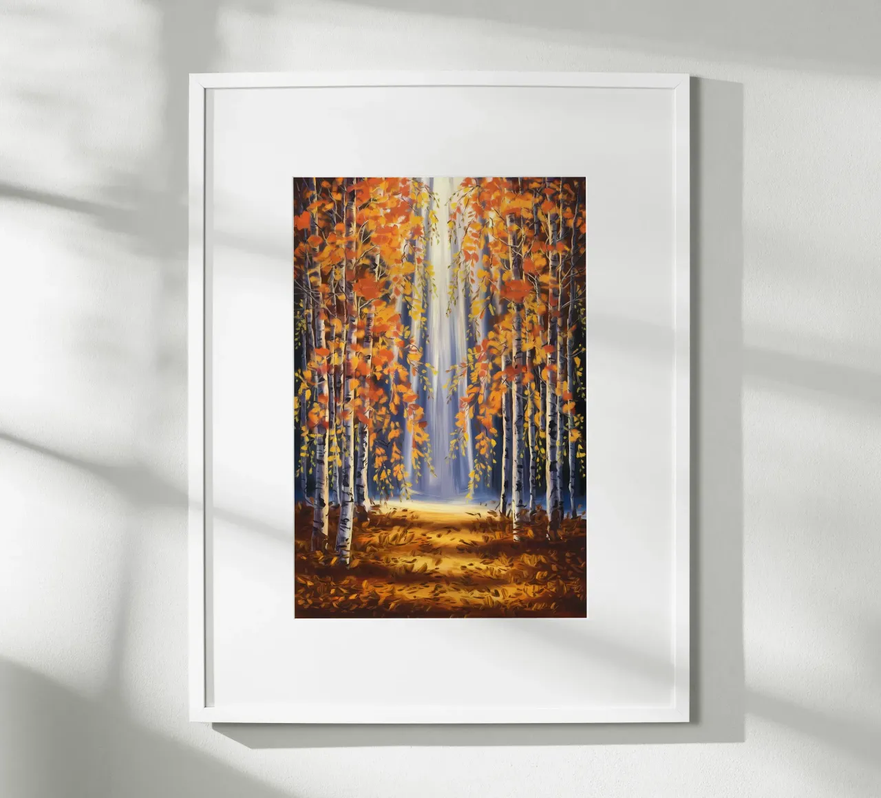 Chemin de l'automne doré poster de Artistic-shop