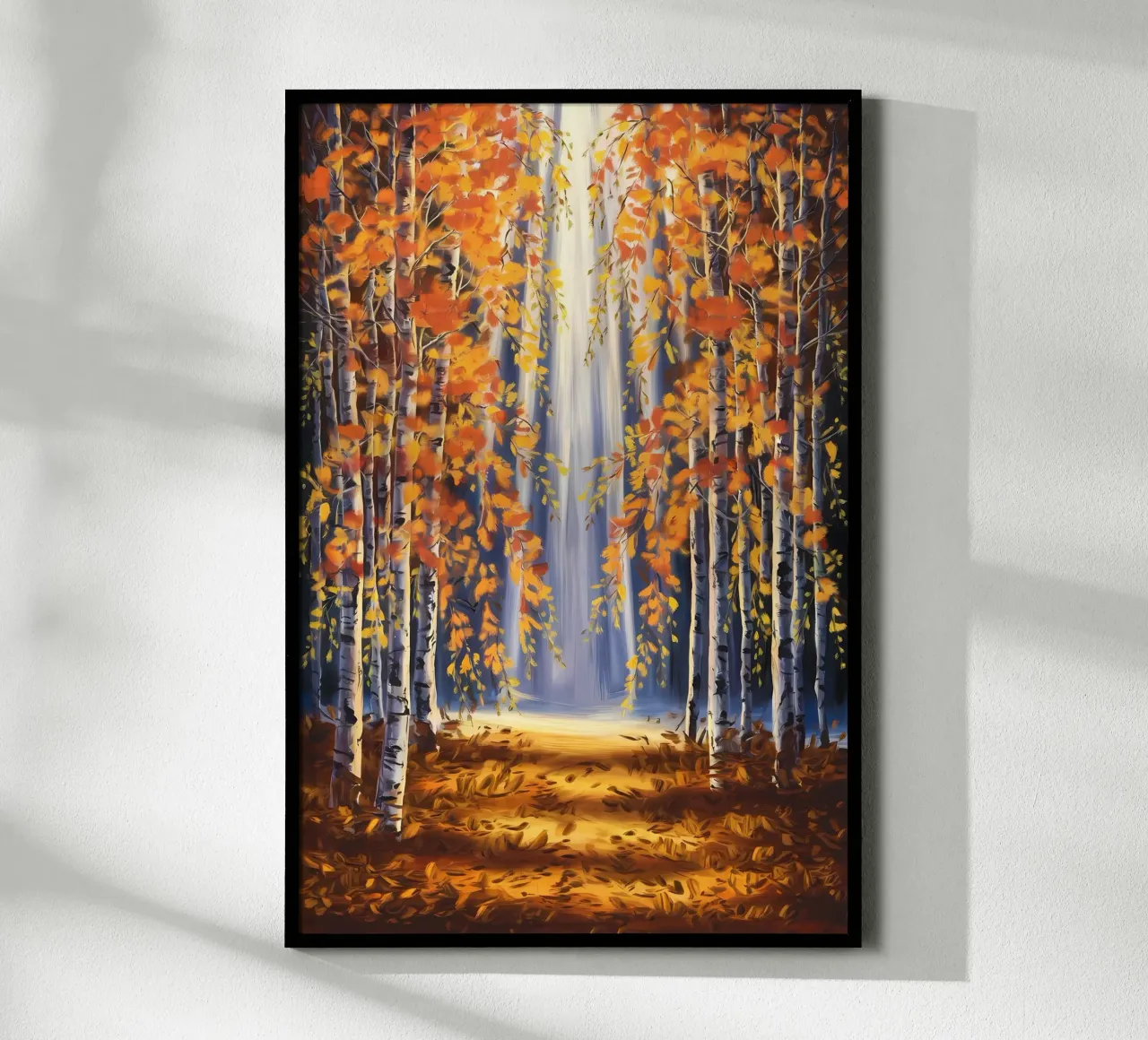 Chemin de l'automne doré poster de Artistic-shop