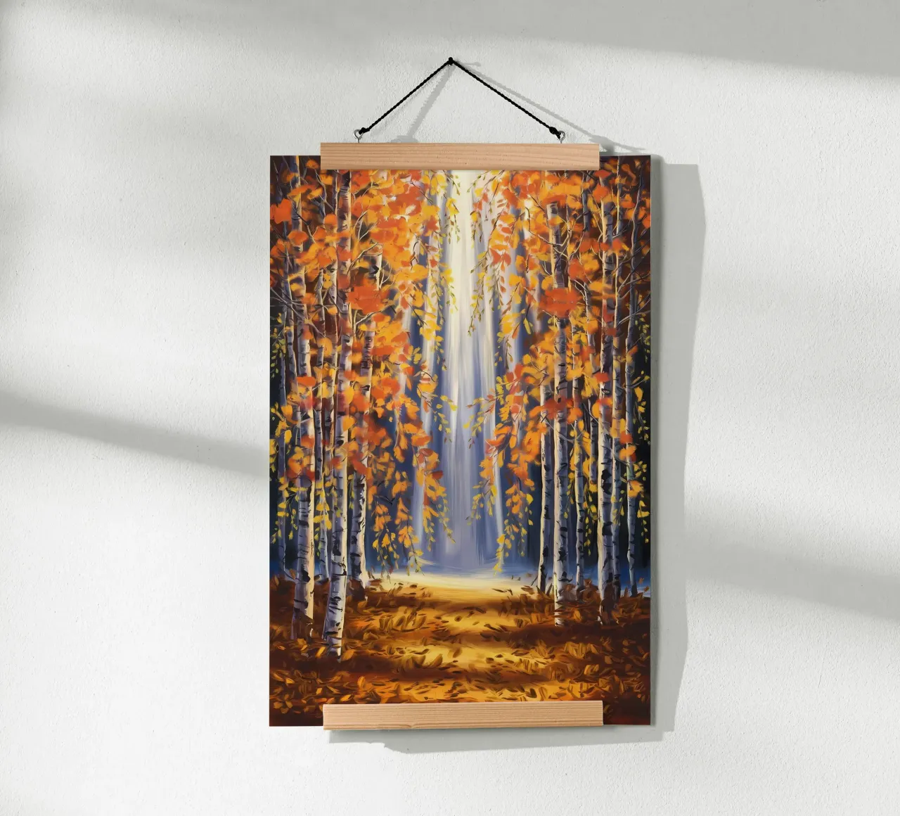 Chemin de l'automne doré poster de Artistic-shop