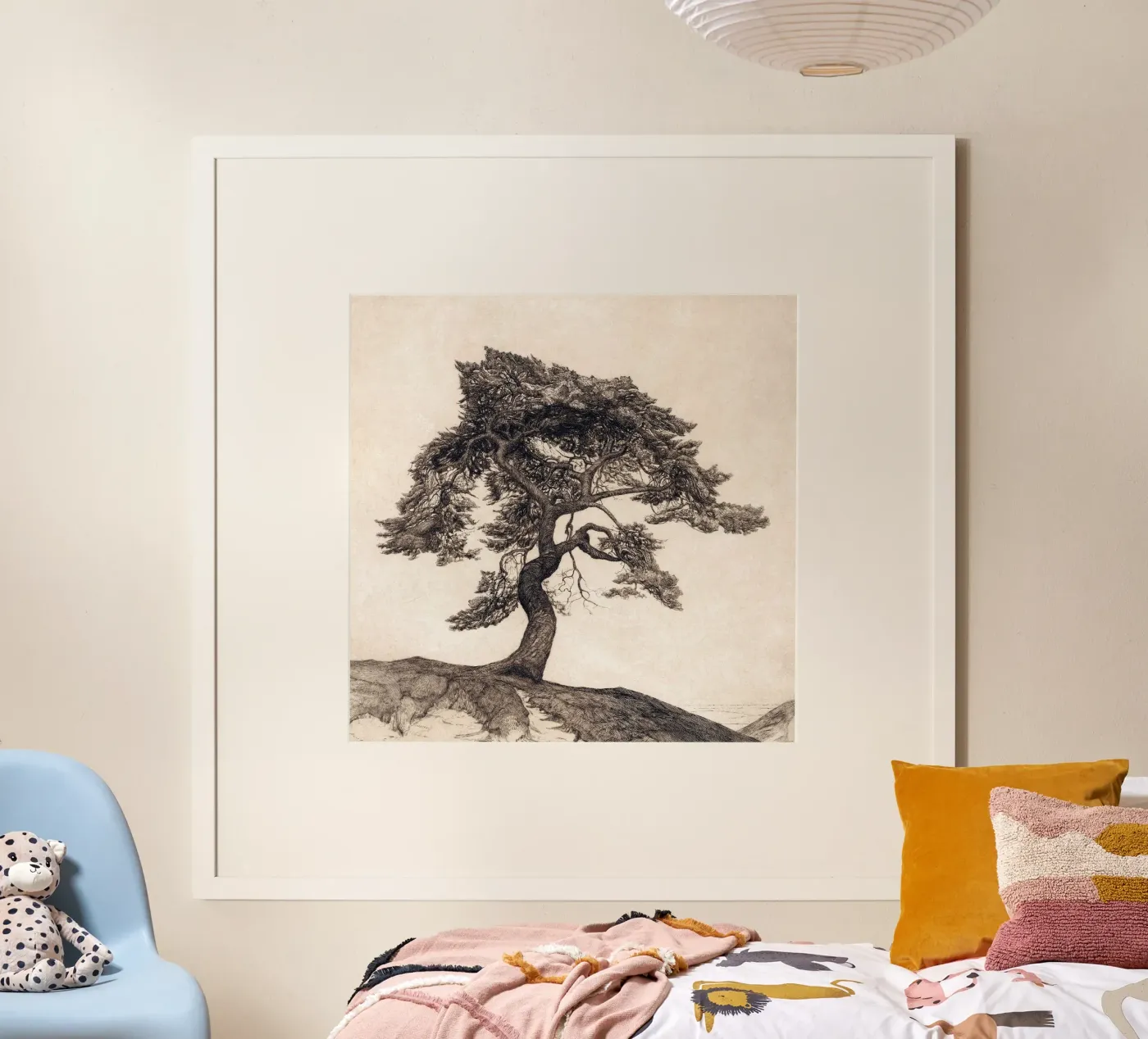Pine Tree Landscape poster by Apolo Prints
