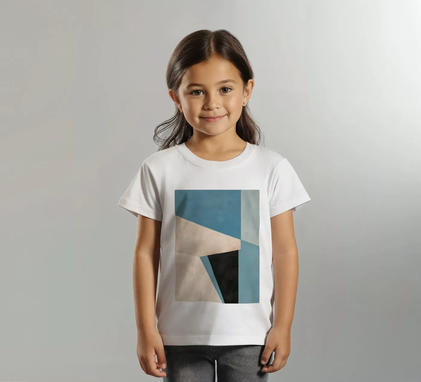 Blue Geometry t-shirt bambini da Hugo