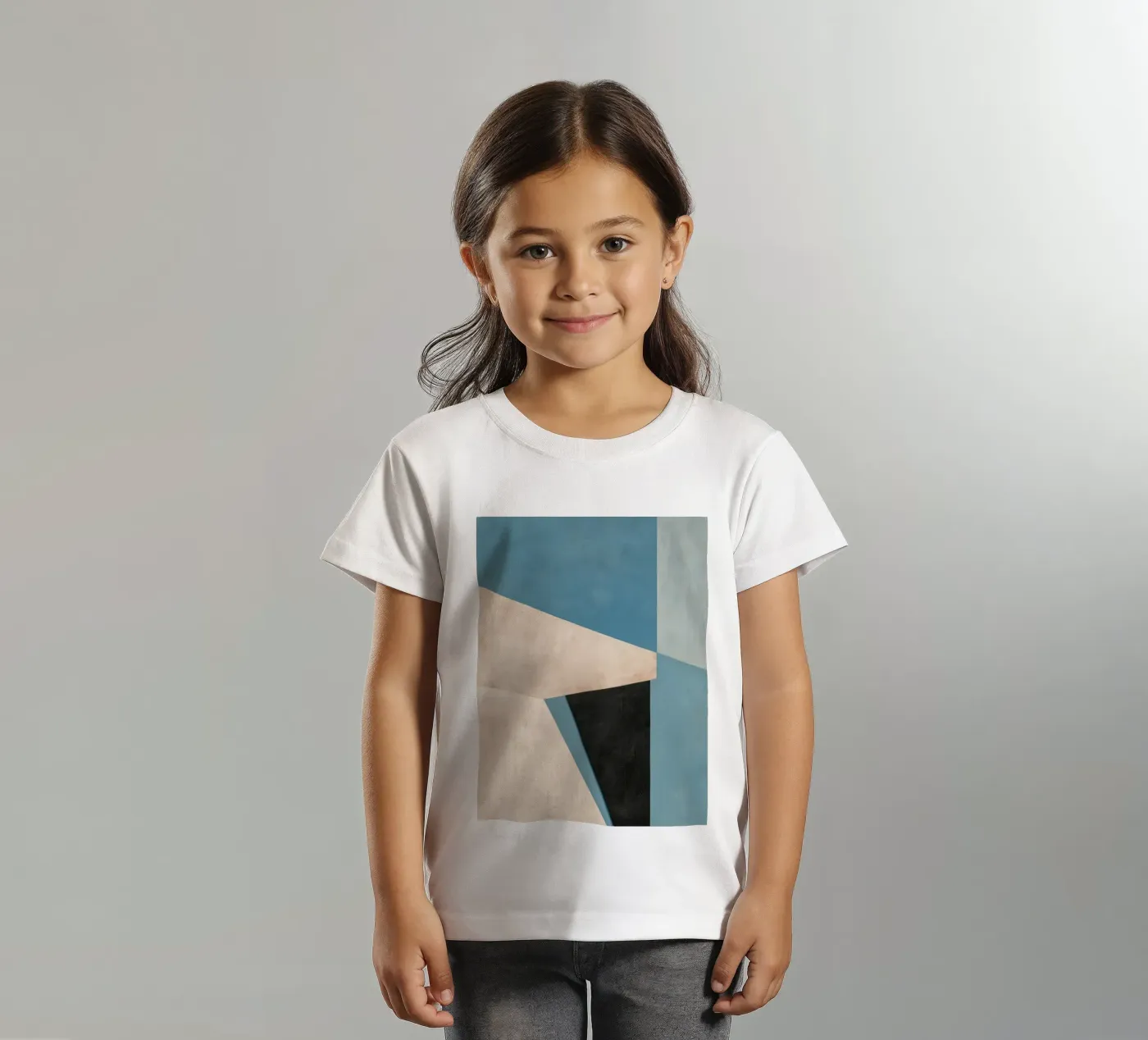 Blue Geometry t-shirt bambini da Hugo