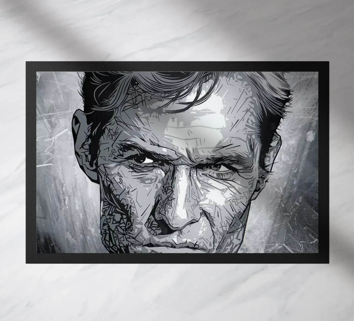 Detective doormat by Tomasz Zawistowski