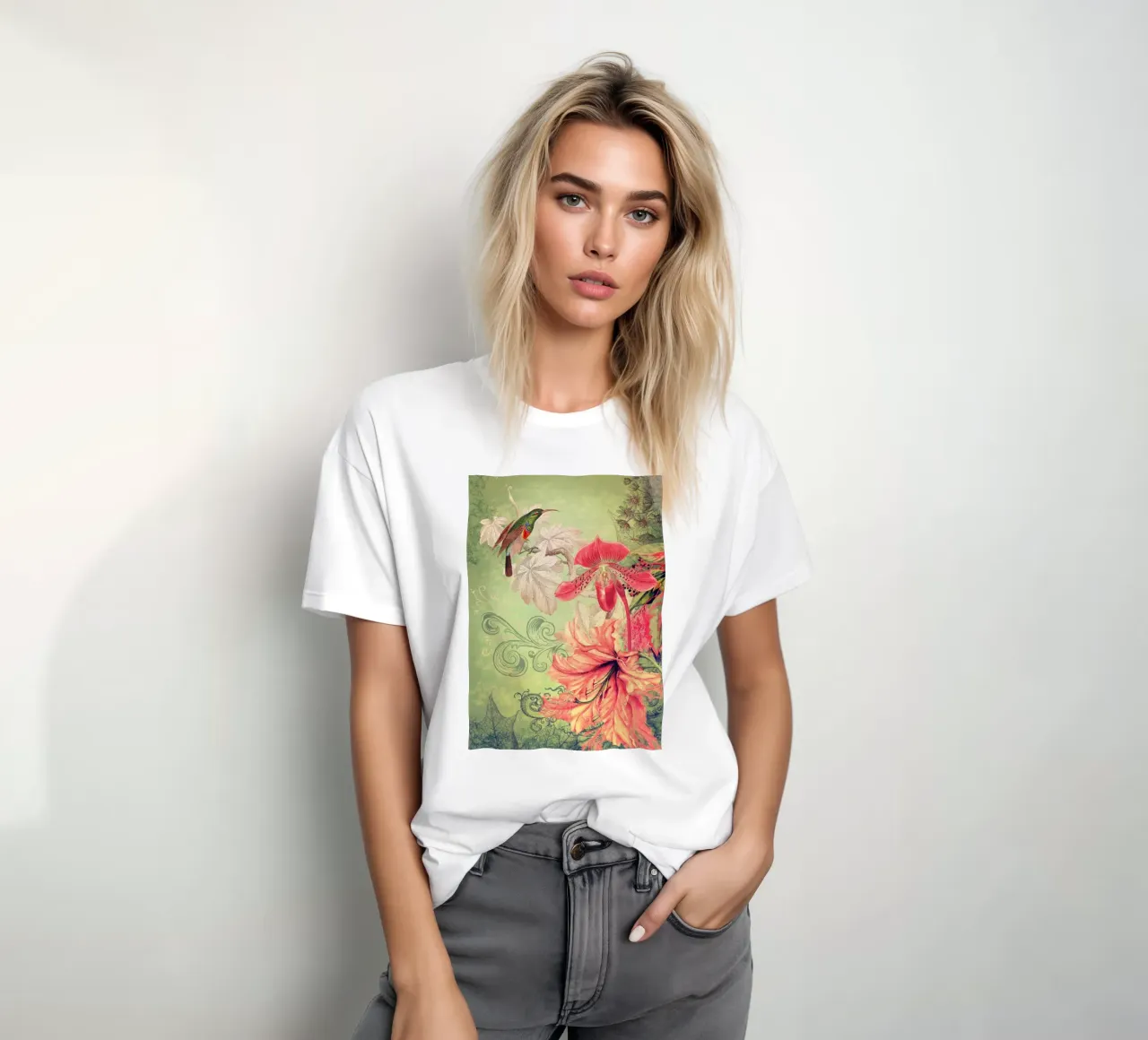Lied Garten Collage T-Shirt von Eva Nev