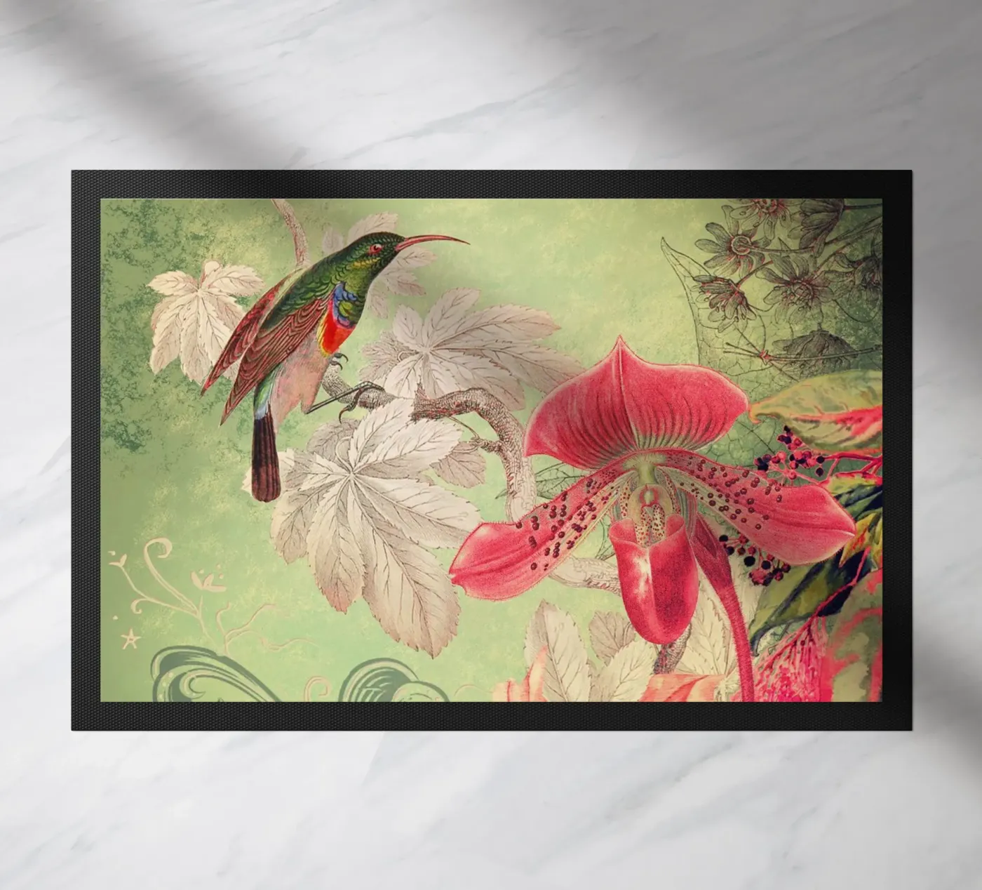 Liedjestuin Collage deurmat van Eva Nev