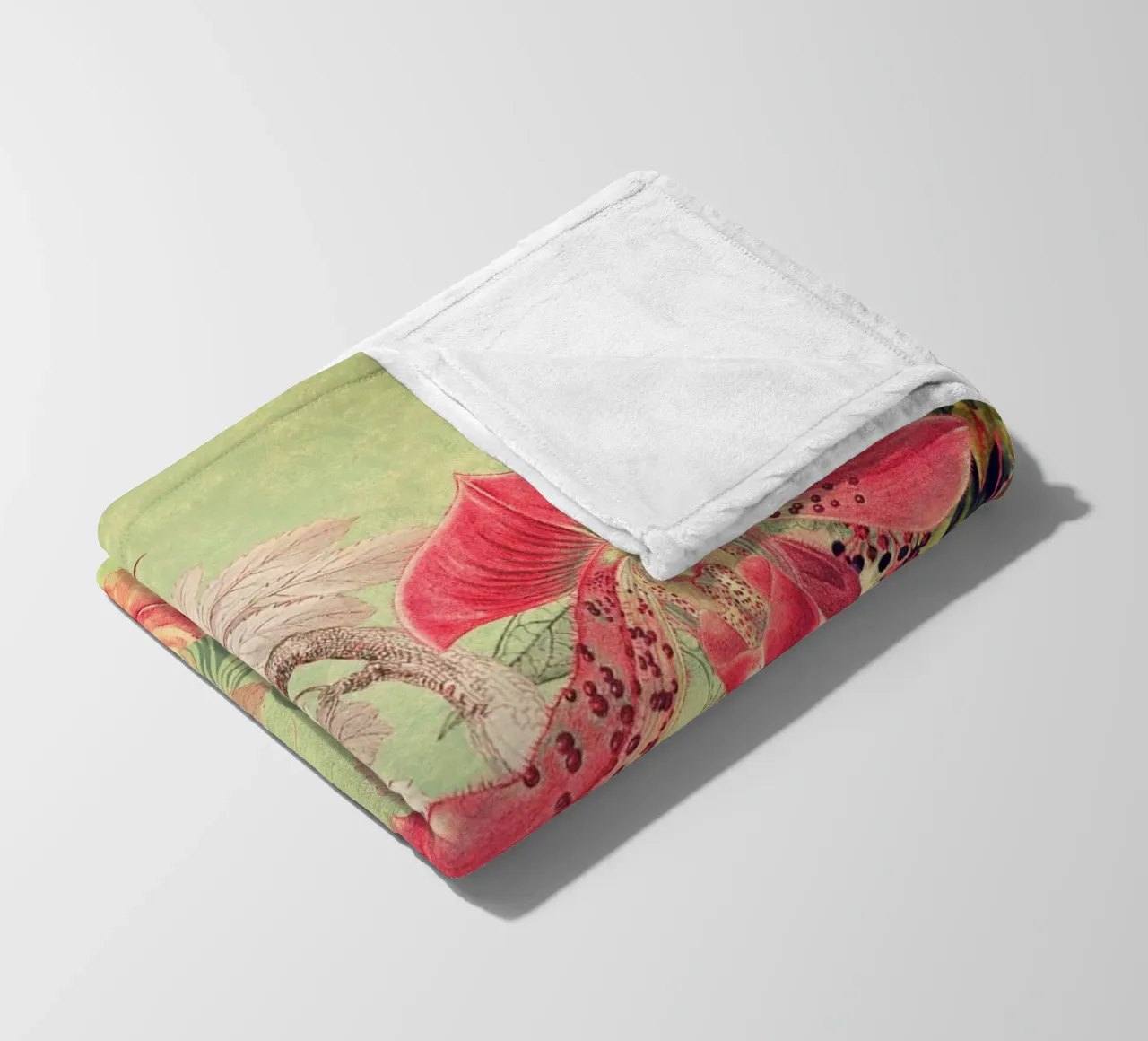 Song Garden Collage fleece blanket by Eva Nev