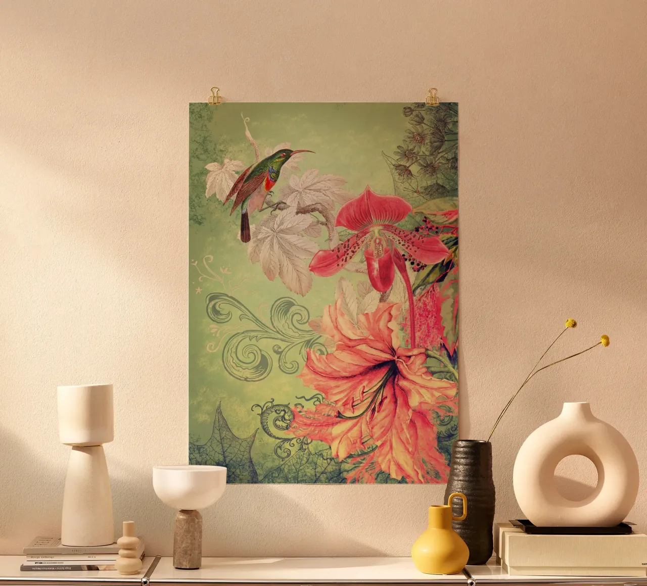 Liedjestuin Collage poster van Eva Nev