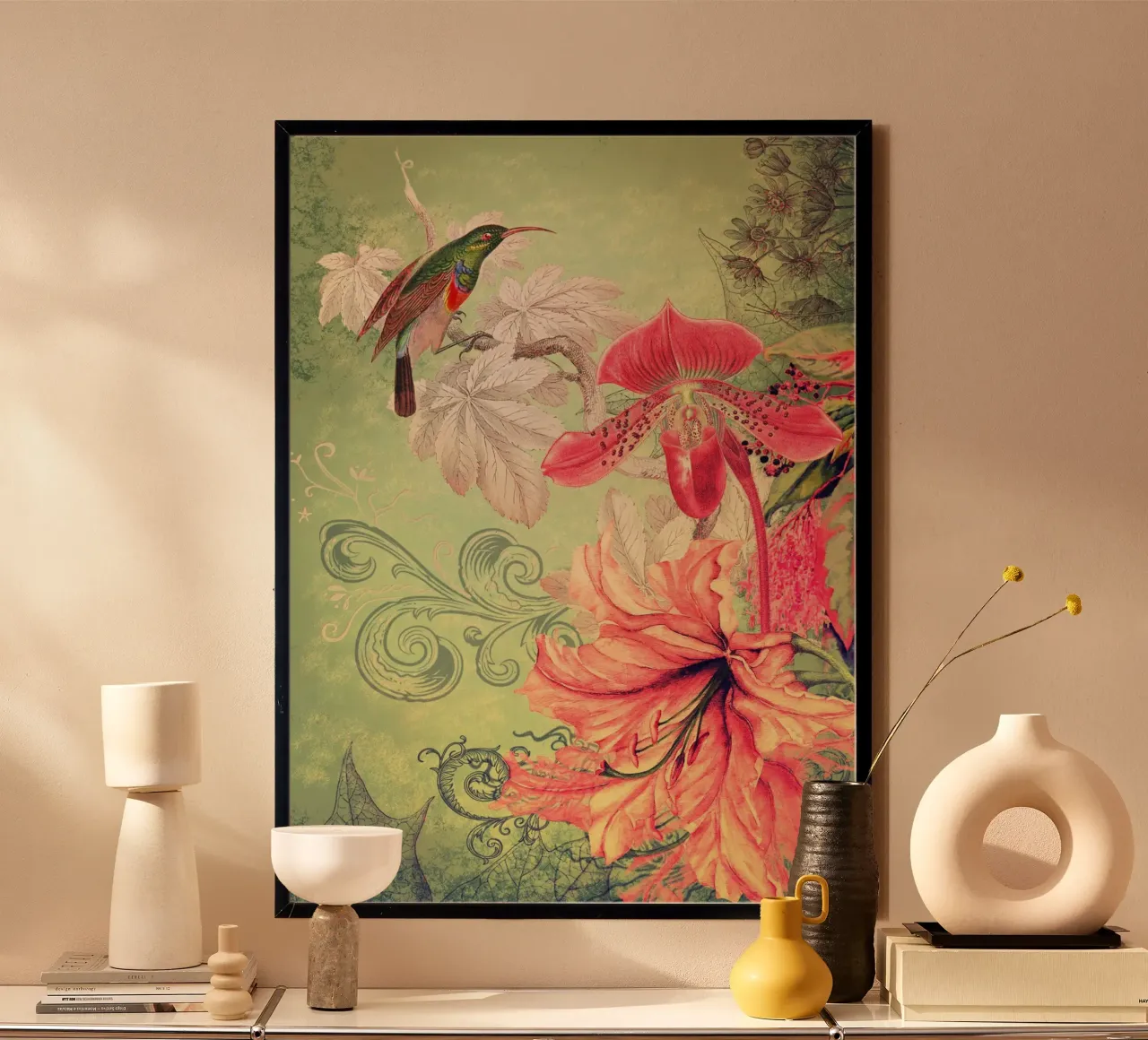 Liedjestuin Collage poster van Eva Nev