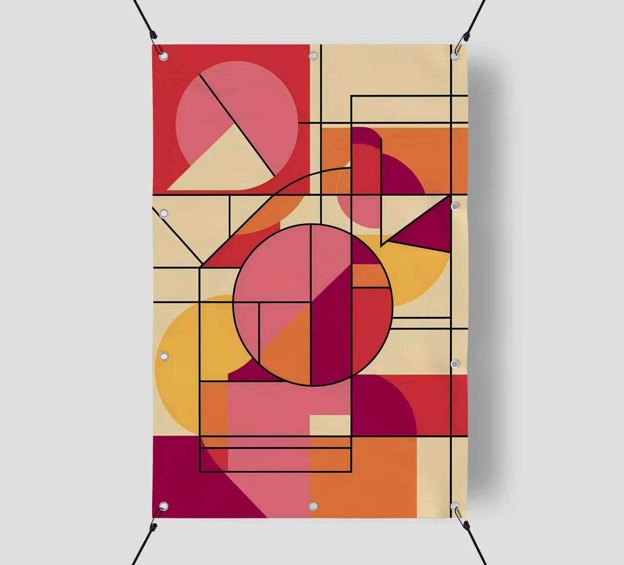 Armonia geometrica telo in pvc da Artistic-shop