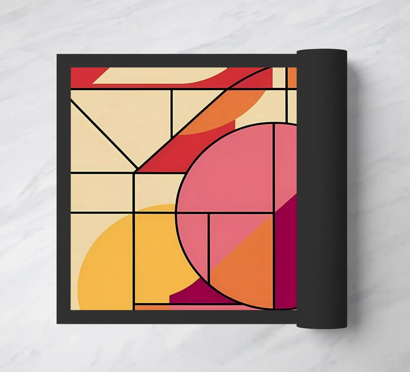 Geometric Harmony doormat by Artistic-shop