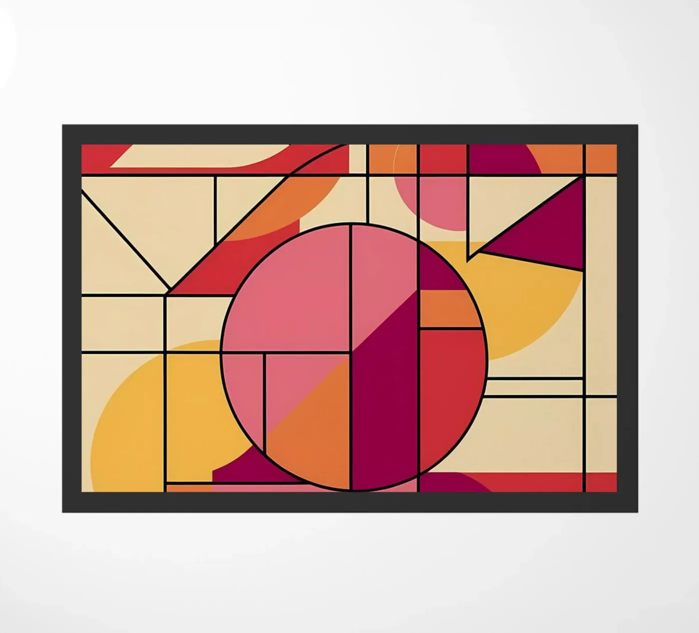 Geometric Harmony doormat by Artistic-shop