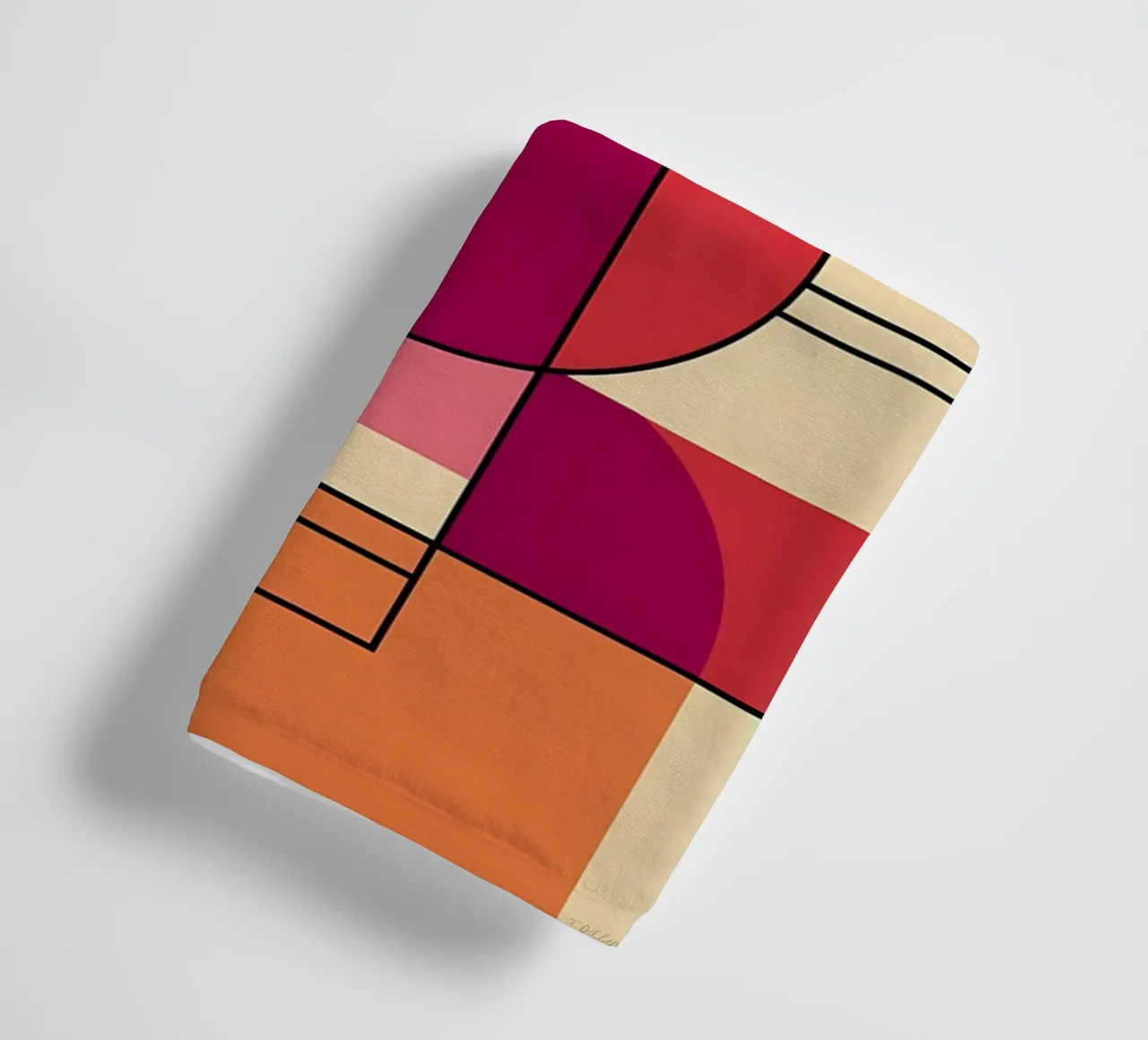 Geometric Harmony towel by Artistic-shop