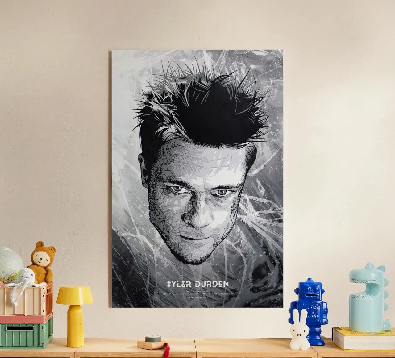 Tyler acryl van Tomasz Zawistowski