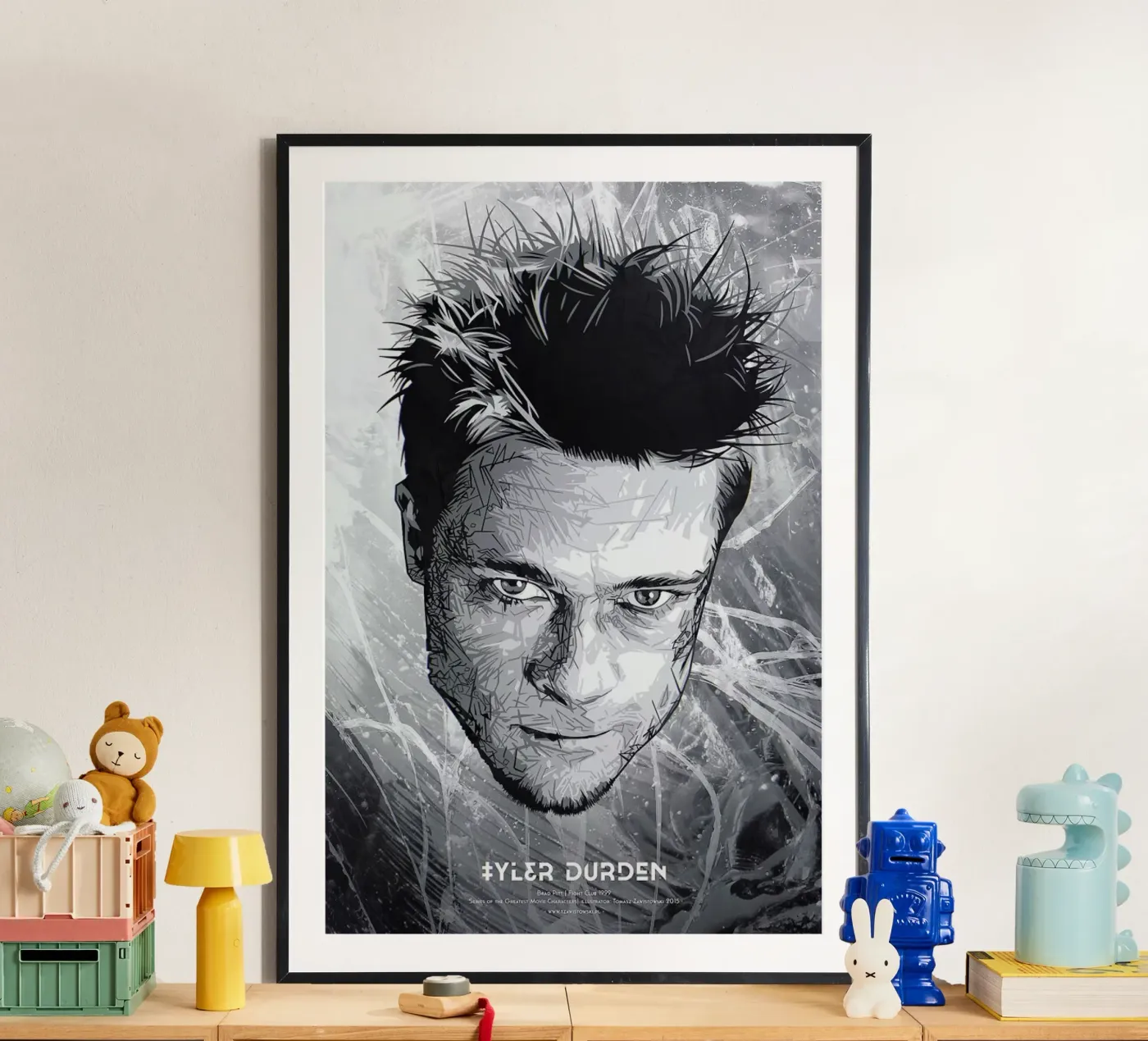 Tyler poster by Tomasz Zawistowski