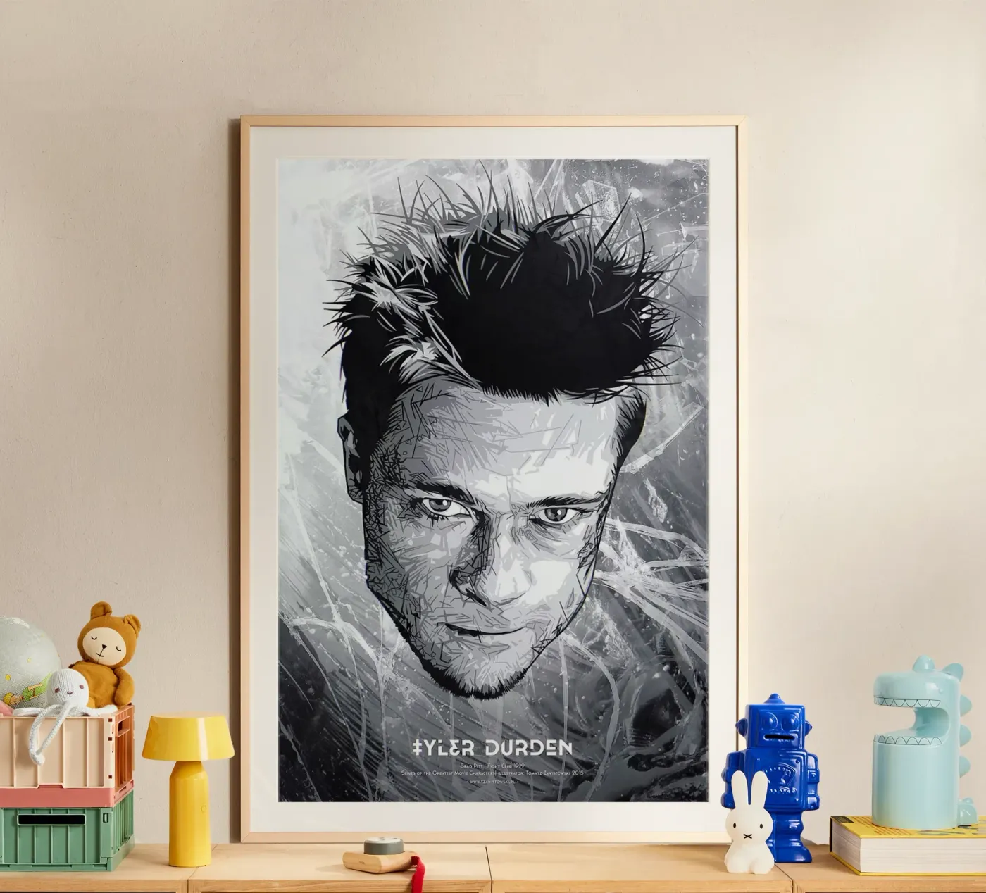 Tyler poster by Tomasz Zawistowski