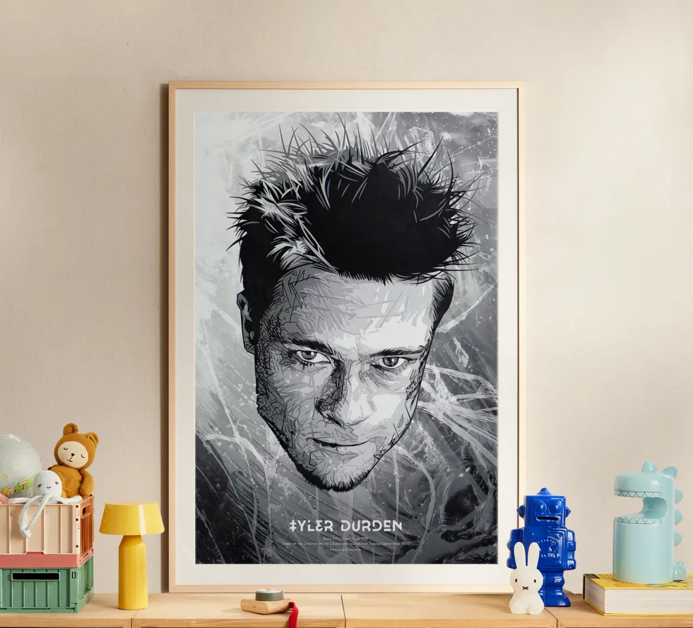 Tyler poster by Tomasz Zawistowski