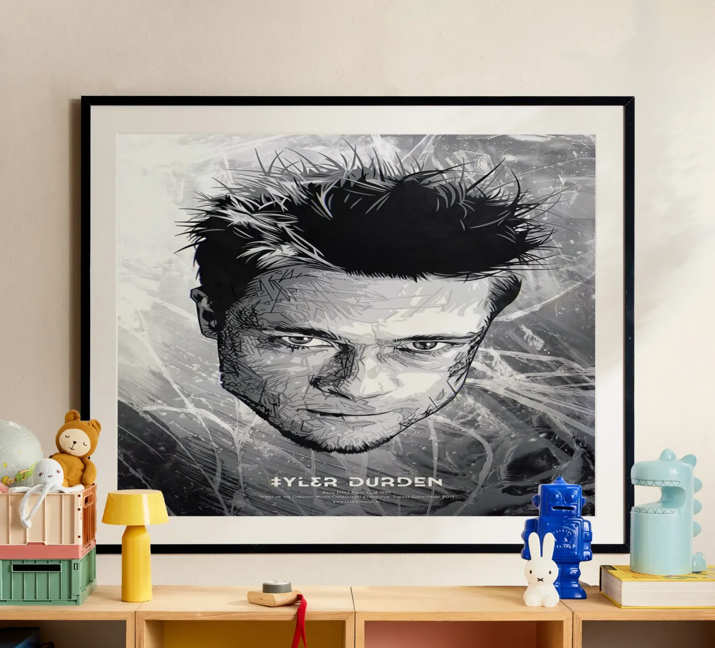 Tyler poster by Tomasz Zawistowski