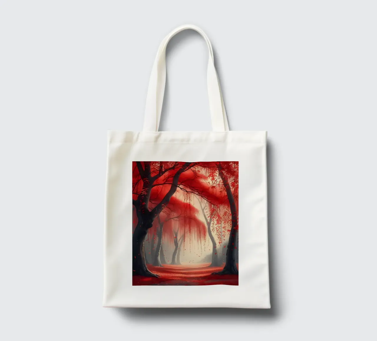 Crimson Canopy tote bag by Artistic-shop