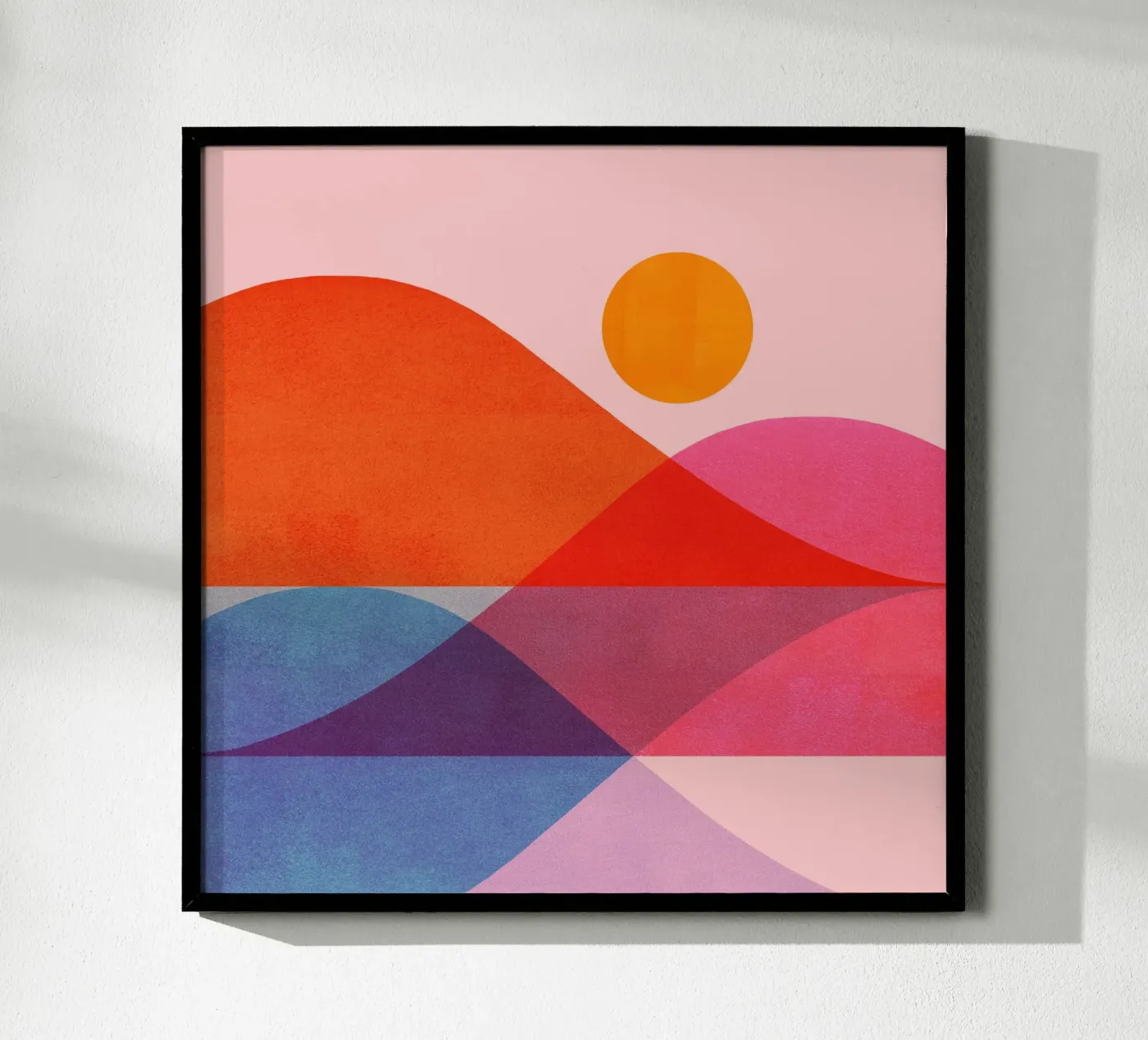 MOUNTAINS FLOW OCEAN poster by FORGETME