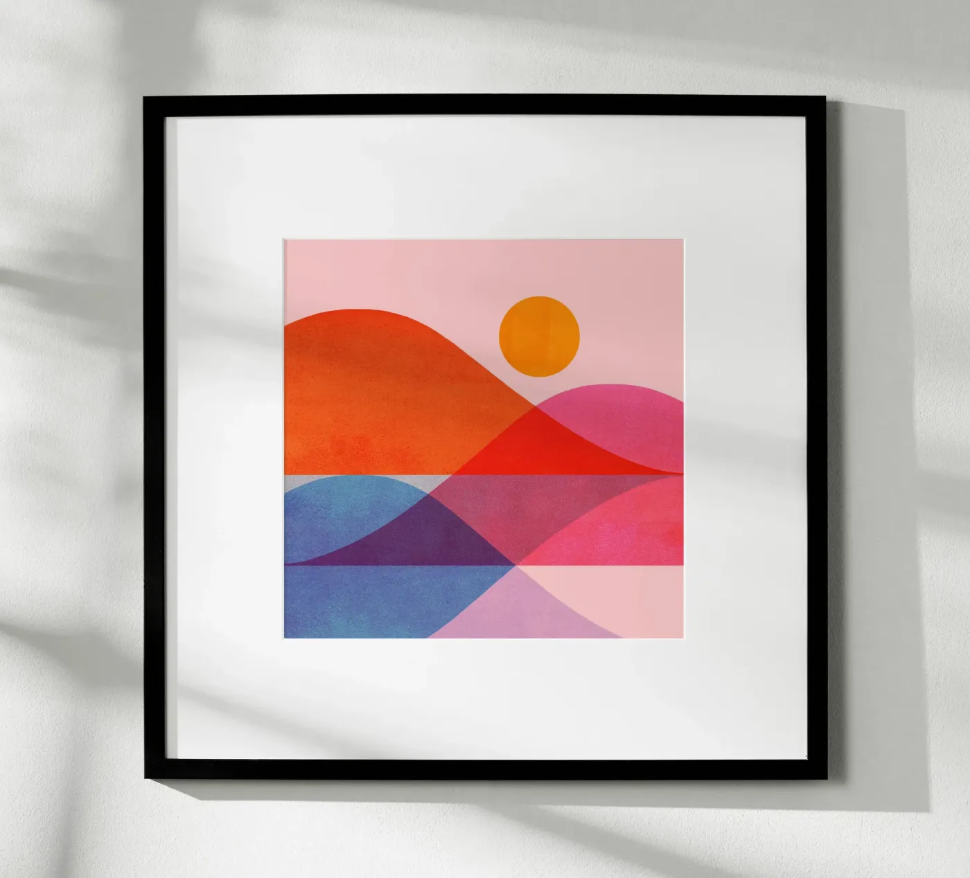 MOUNTAINS FLOW OCEAN poster by FORGETME