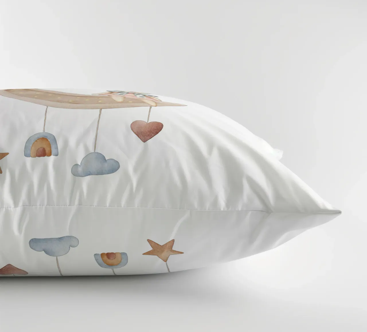 La notte dei coniglietti stellati cuscino da Doodle Dreams Art