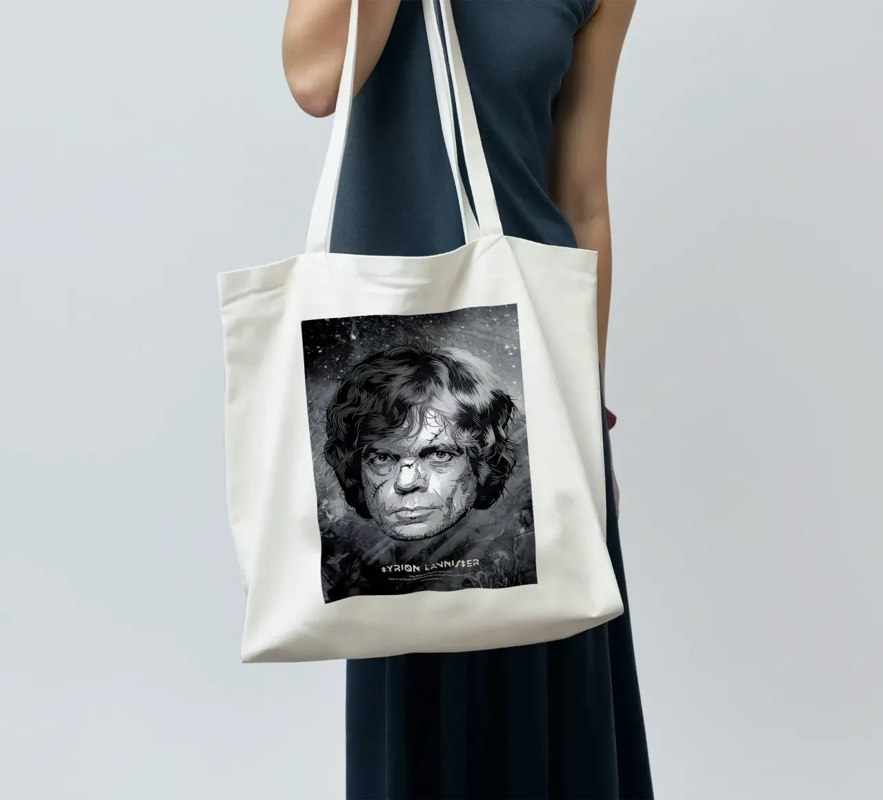 Tyrion tote bag by Tomasz Zawistowski