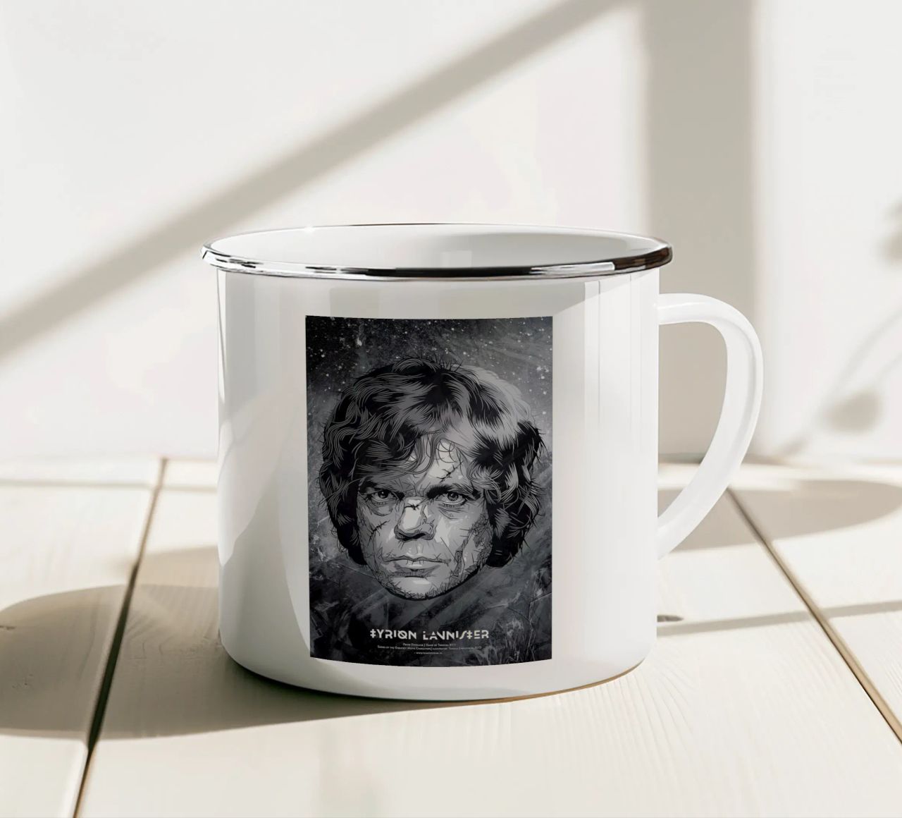 Tyrion tazza in smalto da Tomasz Zawistowski