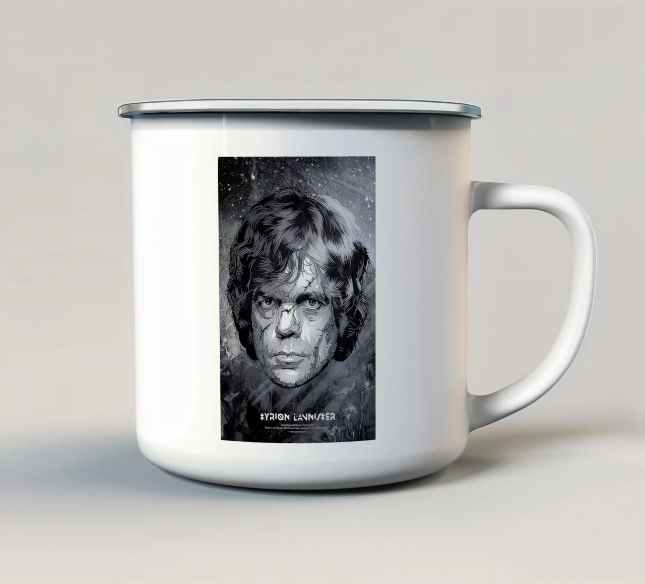 Tyrion tazza in smalto da Tomasz Zawistowski