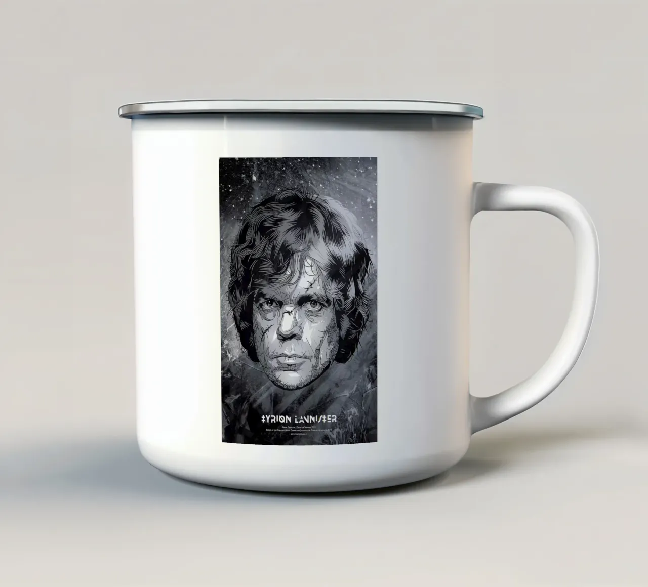 Tyrion tazza in smalto da Tomasz Zawistowski