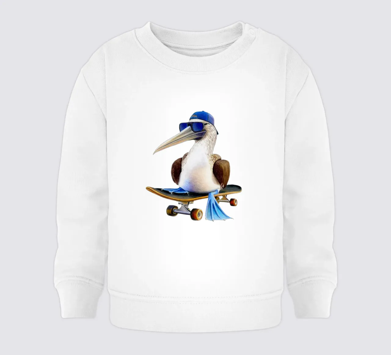 Paco the Skateboarder felpa neonato da Graphit und Farbe