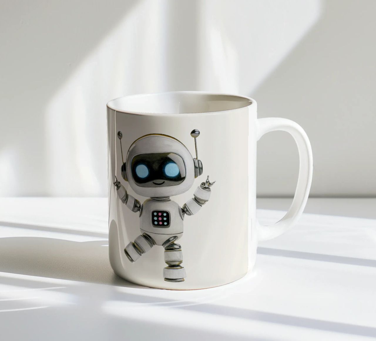 Happy Robot tazza in ceramica da Graphit und Farbe
