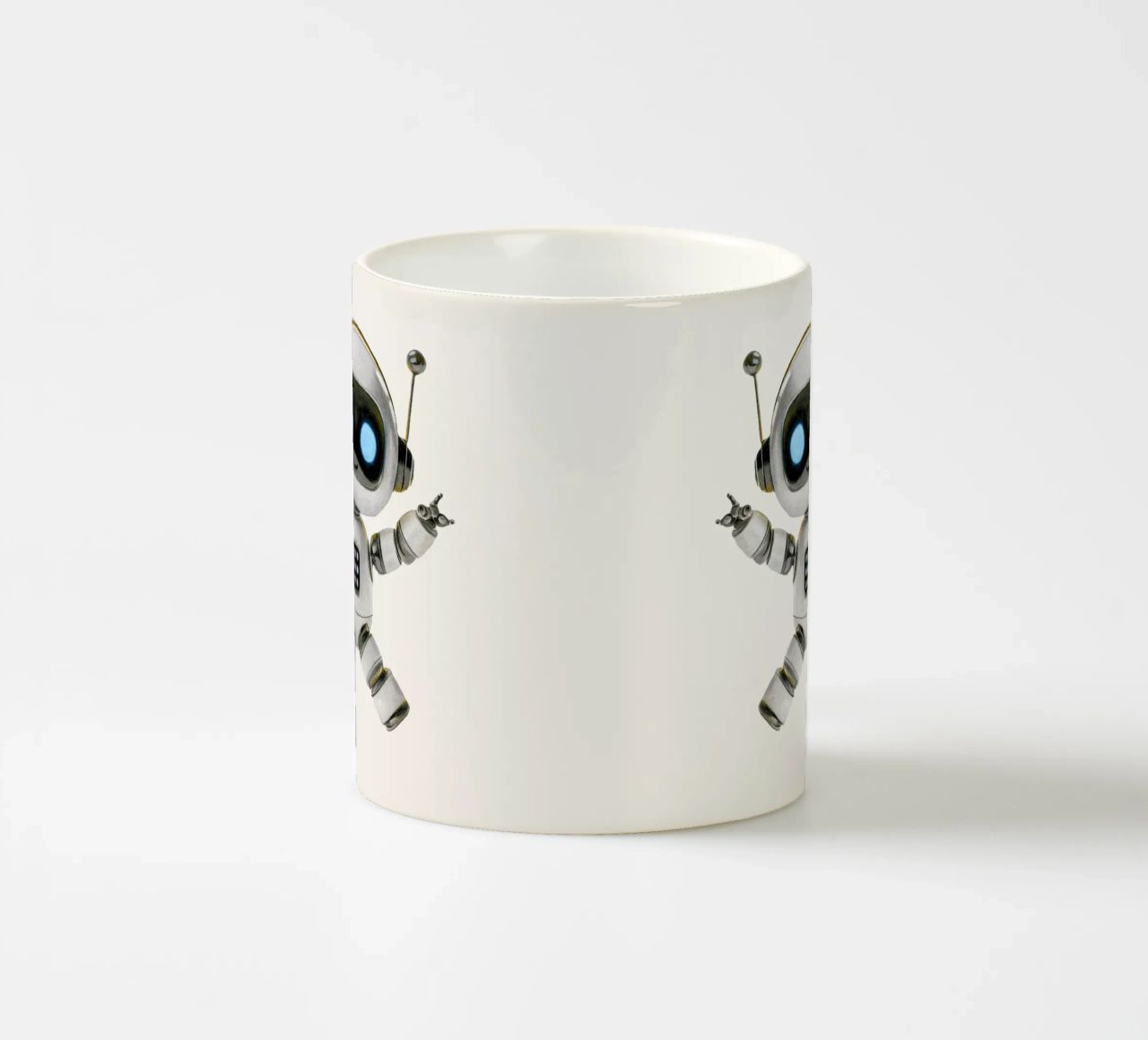Happy Robot tazza in ceramica da Graphit und Farbe