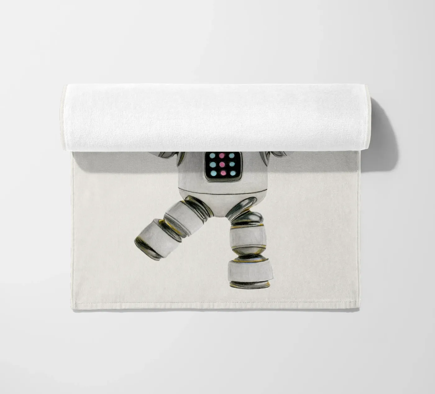 Happy Robot telo mare da Graphit und Farbe