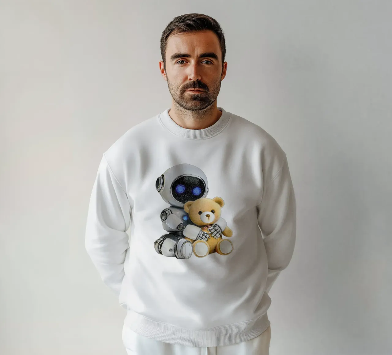 Robot e orsacchiotto felpa da Graphit und Farbe