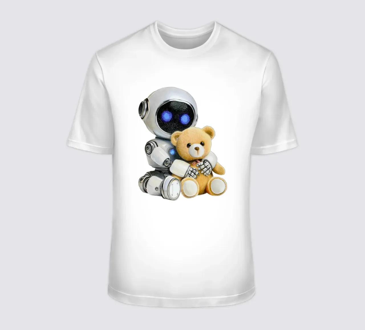 Robot e orsacchiotto t-shirt da Graphit und Farbe