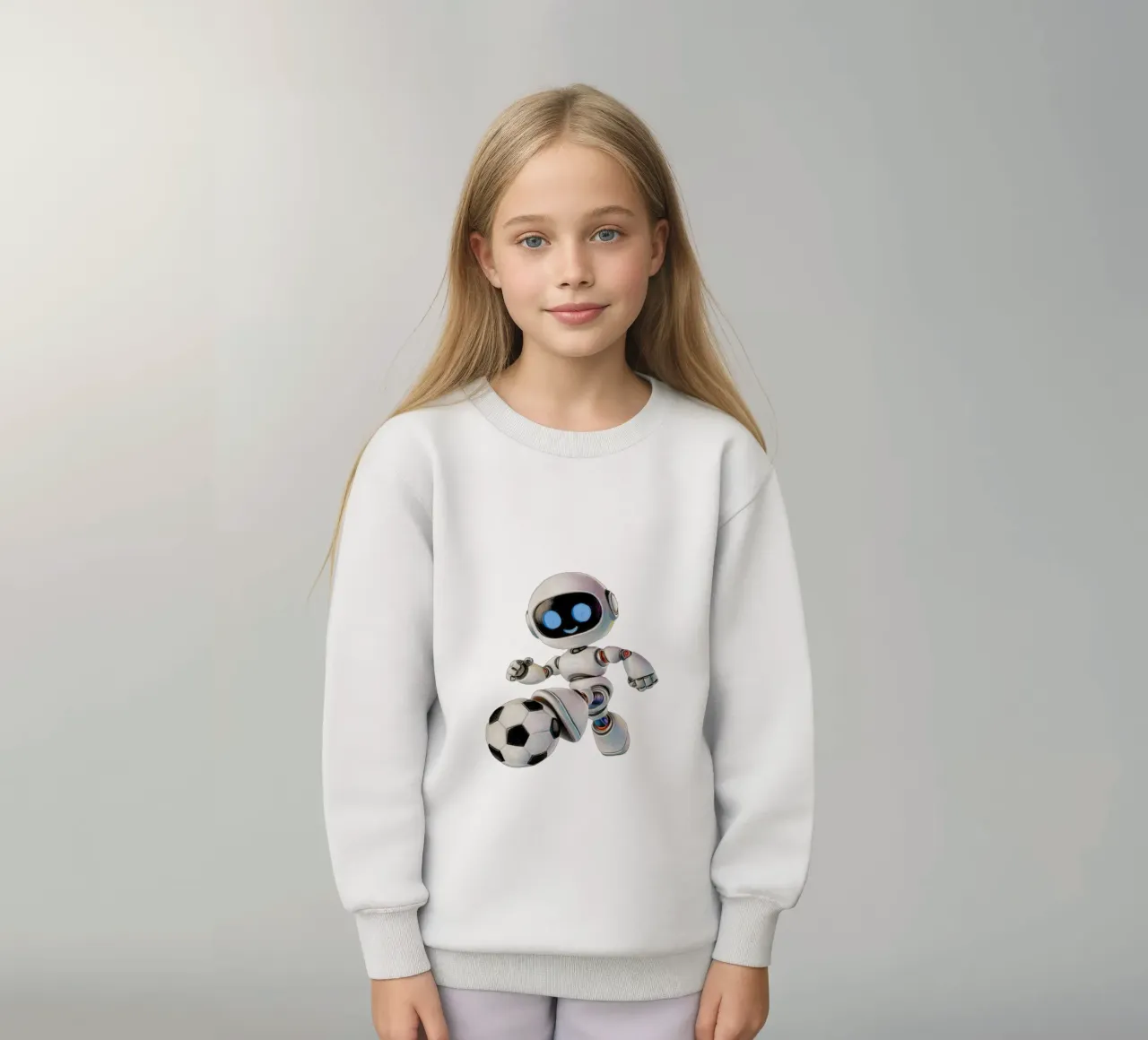 Robot da calcio felpa bambino da Graphit und Farbe