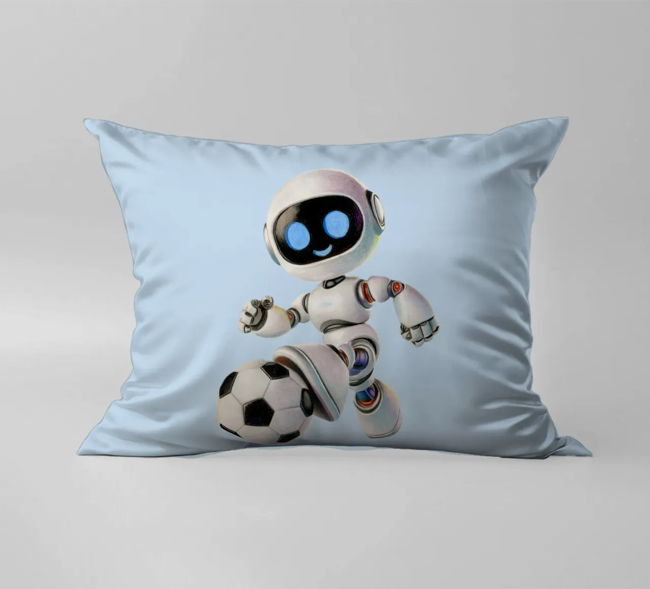 Robot da calcio cuscino da Graphit und Farbe
