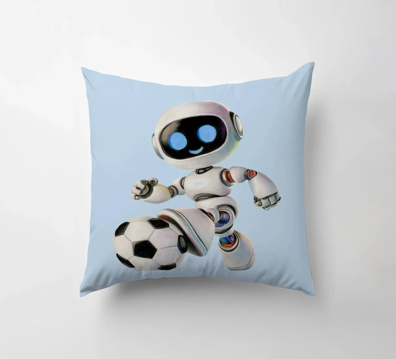 Robot da calcio cuscino da Graphit und Farbe