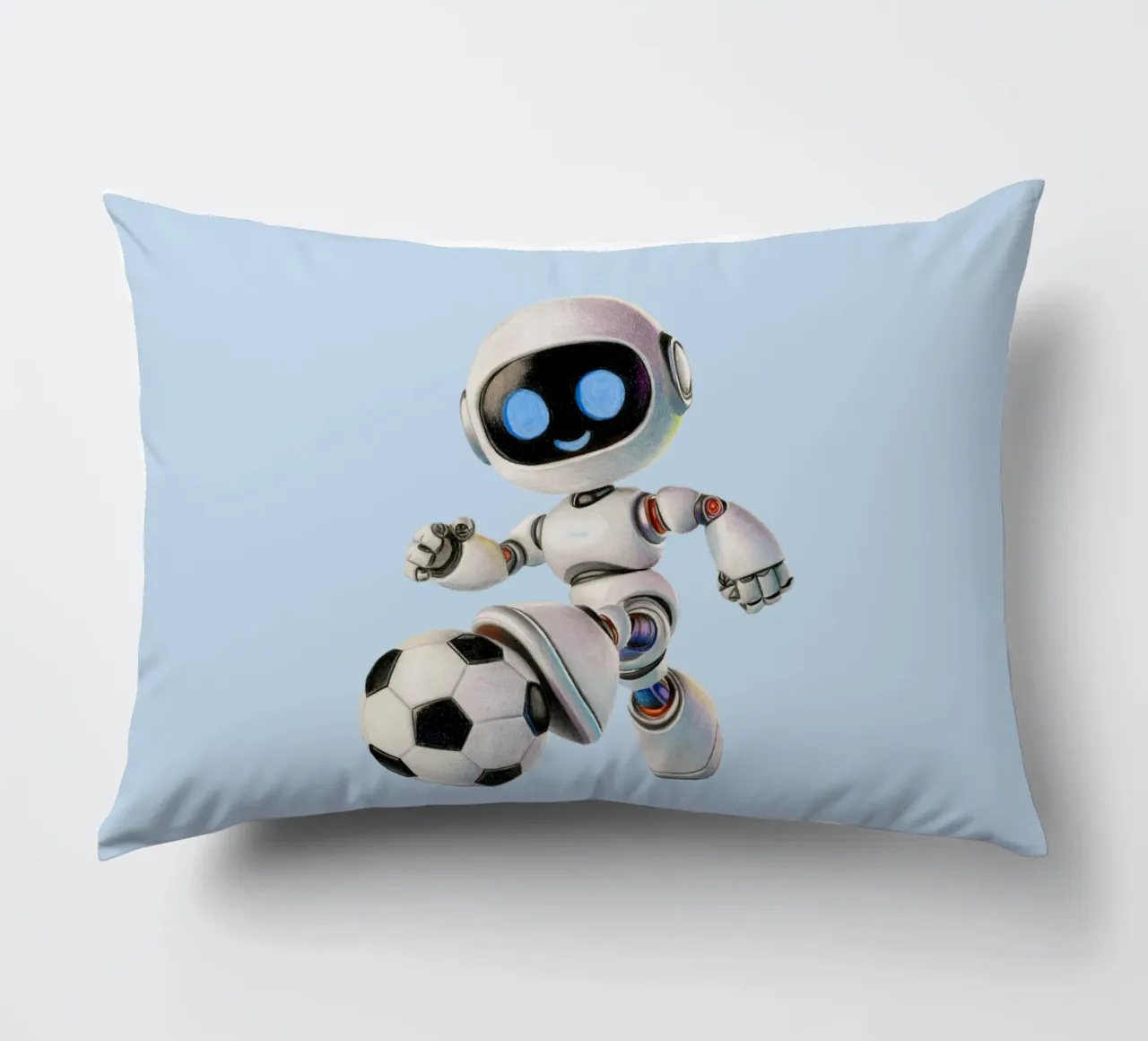 Robot da calcio cuscino da Graphit und Farbe