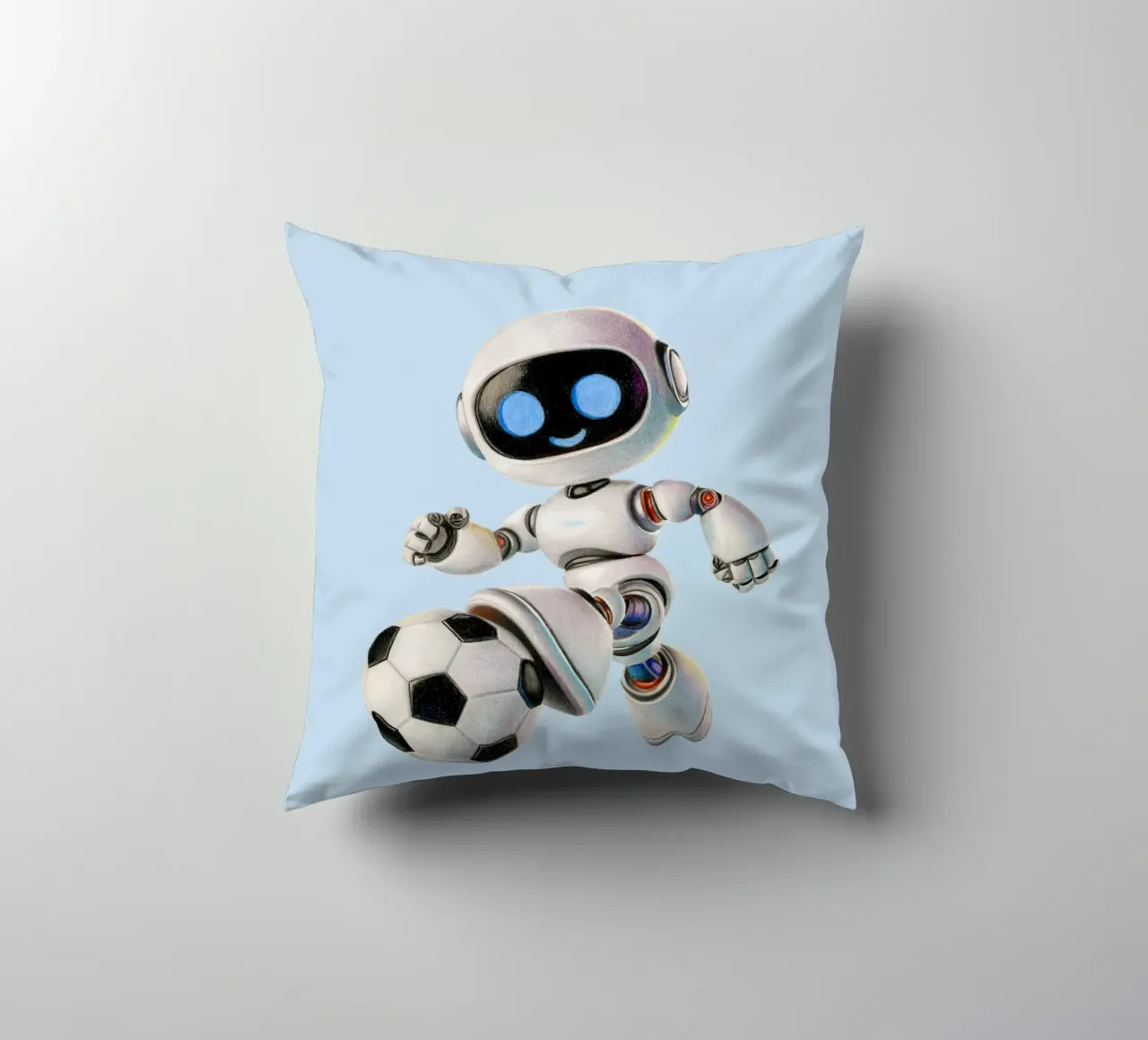 Robot da calcio cuscino da Graphit und Farbe
