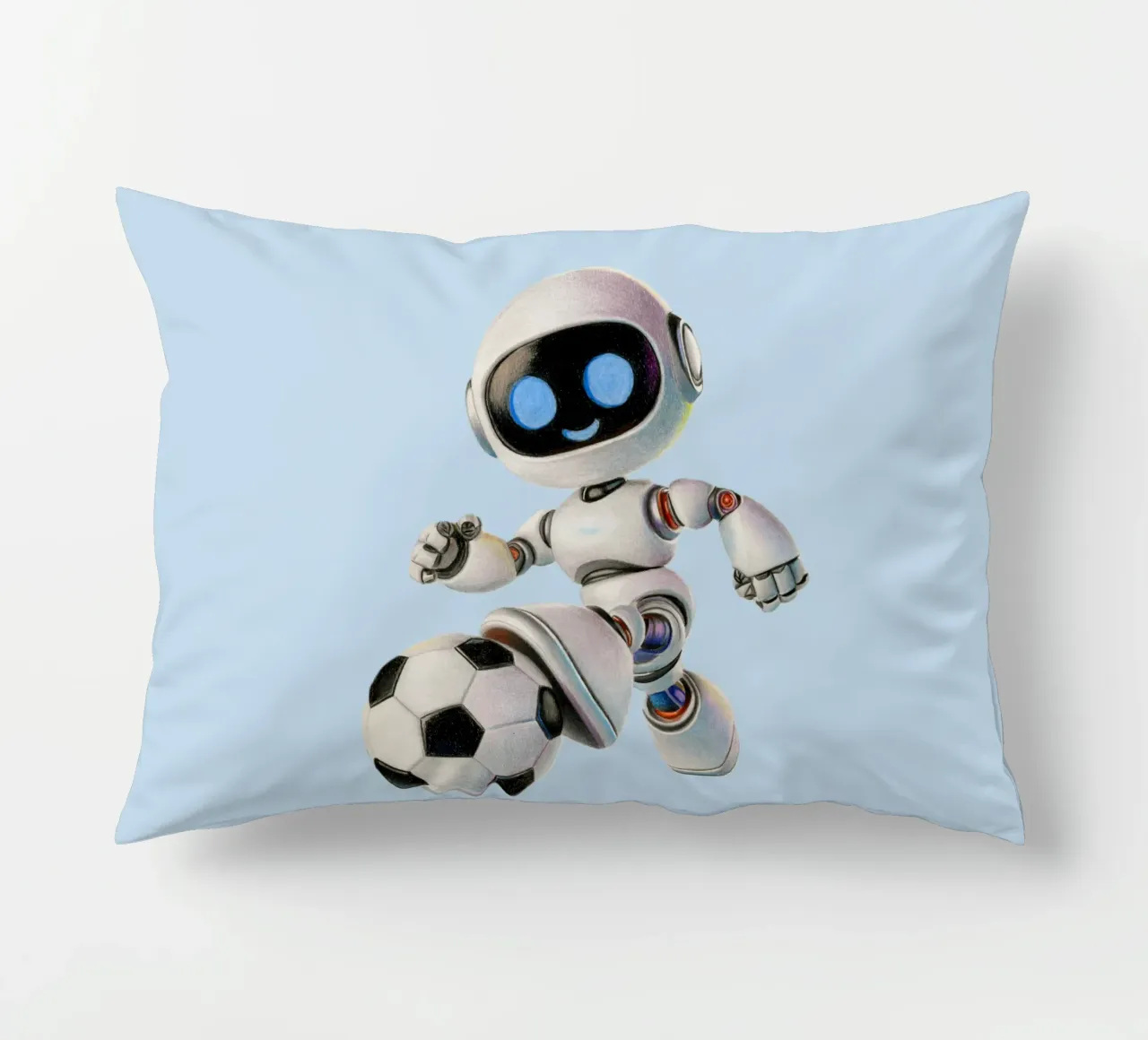 Robot da calcio cuscino da Graphit und Farbe