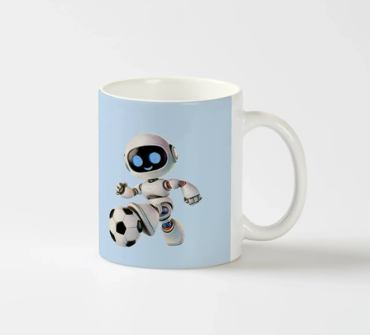 Robot da calcio tazza in ceramica da Graphit und Farbe