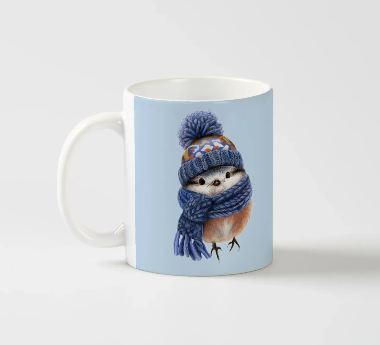 Uccello invernale tazza in ceramica da Graphit und Farbe