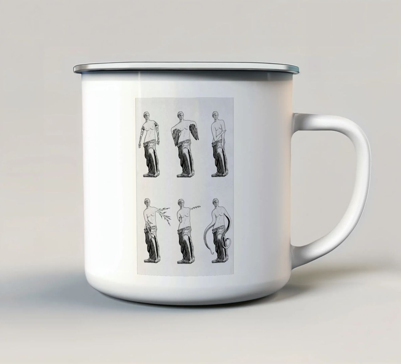 Who Knows? tazza in smalto da Florent Bodart